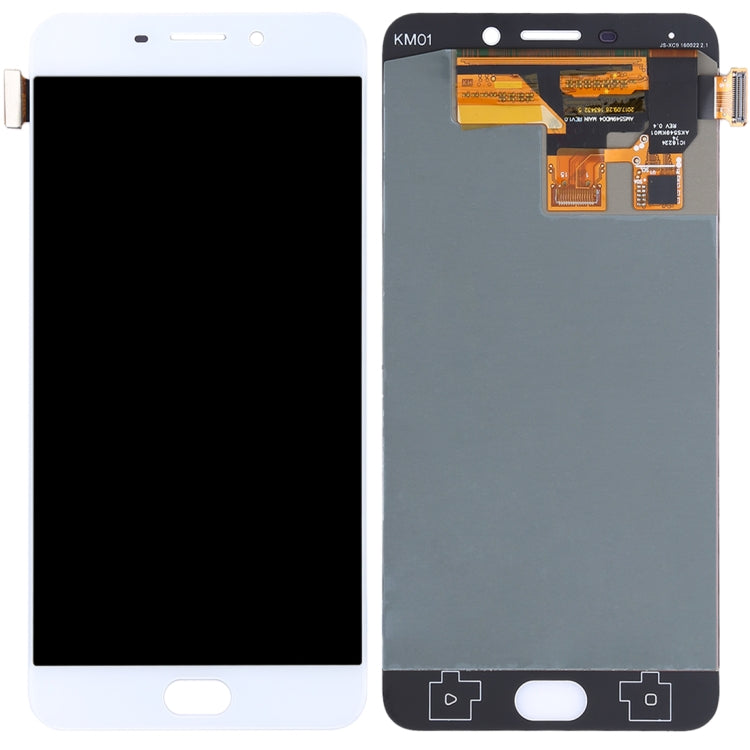 Original LCD Screen for OPPO R9 with Digitizer Full Assembly (White) - LCD Screen by PMC Jewellery | Online Shopping South Africa | PMC Jewellery