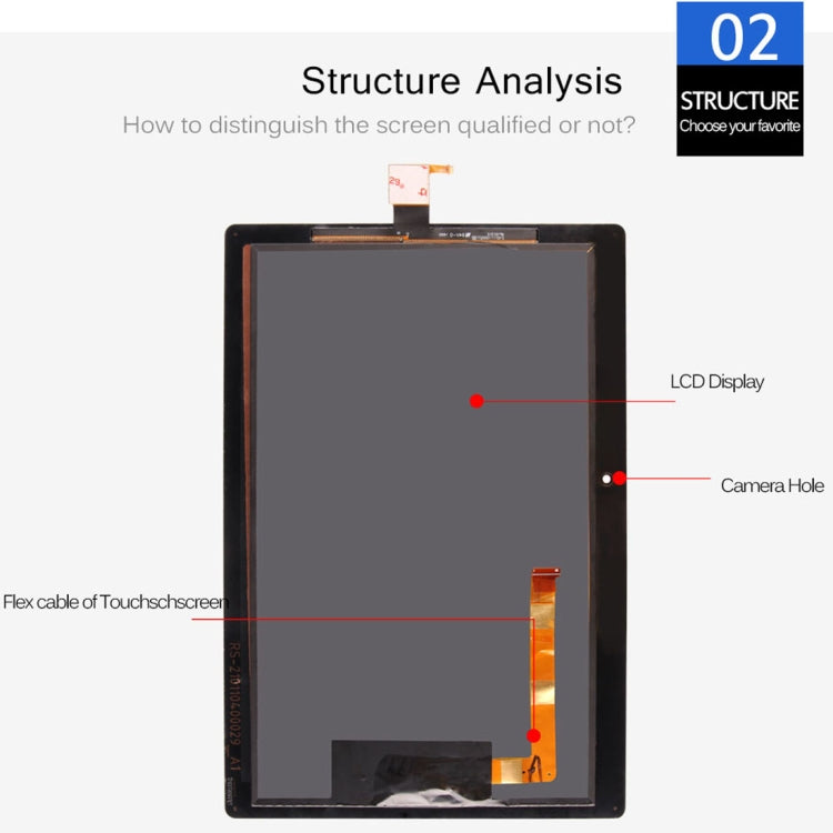 OEM LCD Screen for Lenovo Tab 3 10 Plus TB-X103 / X103F 10.1 inch with Digitizer Full Assembly (Black) - free shipping - PMC TechLife - Order now!