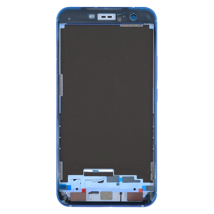 for HTC U11 Front Housing LCD Frame Bezel Plate(Blue) - Full Housing Cover by PMC TechLife | Online Shopping South Africa | PMC TechLife