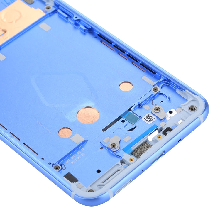 for HTC U11 Front Housing LCD Frame Bezel Plate(Blue) - Full Housing Cover by PMC TechLife | Online Shopping South Africa | PMC TechLife