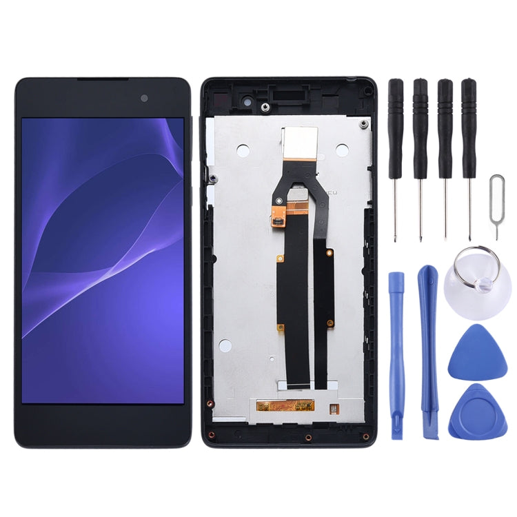 OEM LCD Screen for Sony Xperia E5 F3311 F3313 Digitizer Full Assembly with Frame(Black) - LCD Screen by PMC Jewellery | Online Shopping South Africa | PMC Jewellery