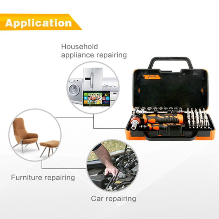 JAKEMY JM-6121 31 in 1 Professional Screwdriver Kit Disassemble Tool Screwdriver Set Multifunction for Electronics Home Tools Repairing - Screwdriver Set by JAKEMY | Online Shopping South Africa | PMC TechLife | Buy Now Pay Later Mobicred