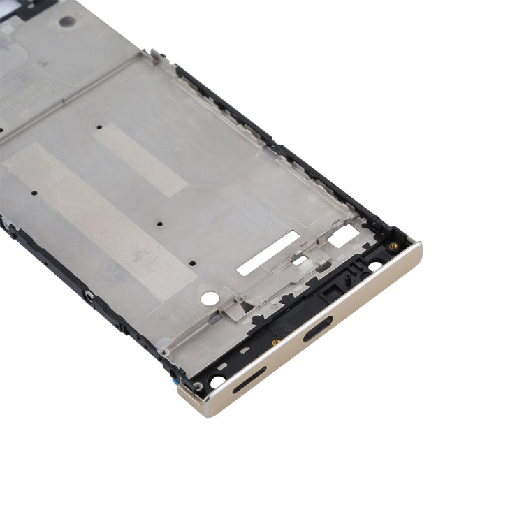 for Sony Xperia XA1 Front Housing LCD Frame Bezel Plate(Gold) - Frame Bezel Plate by PMC TechLife | Online Shopping South Africa | PMC TechLife