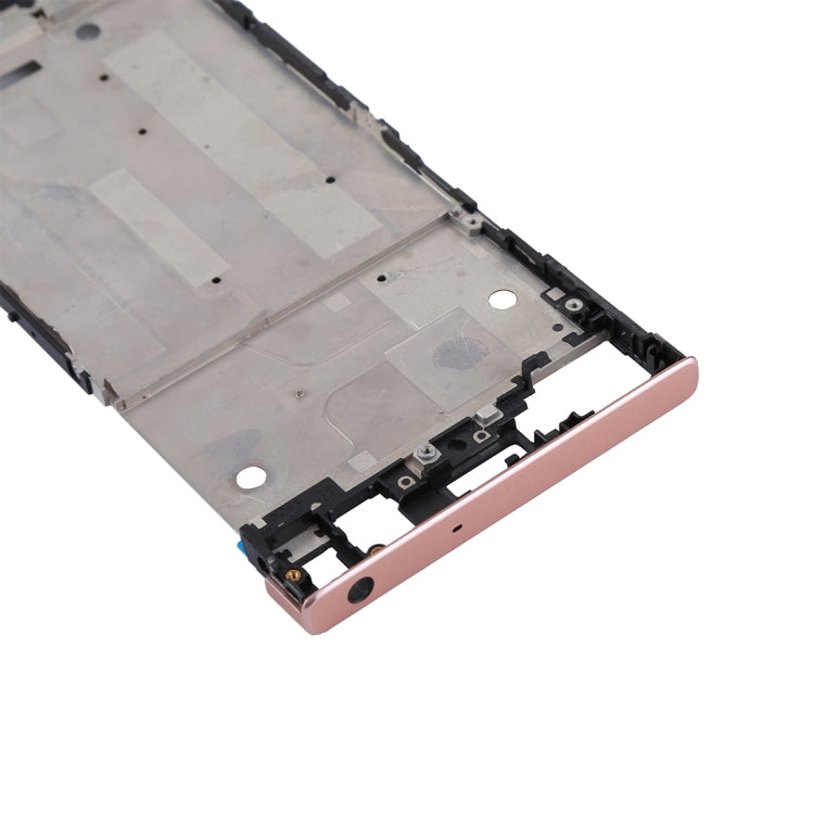 for Sony Xperia XA1 Front Housing LCD Frame Bezel Plate(Rose Gold) - Frame Bezel Plate by PMC TechLife | Online Shopping South Africa | PMC TechLife