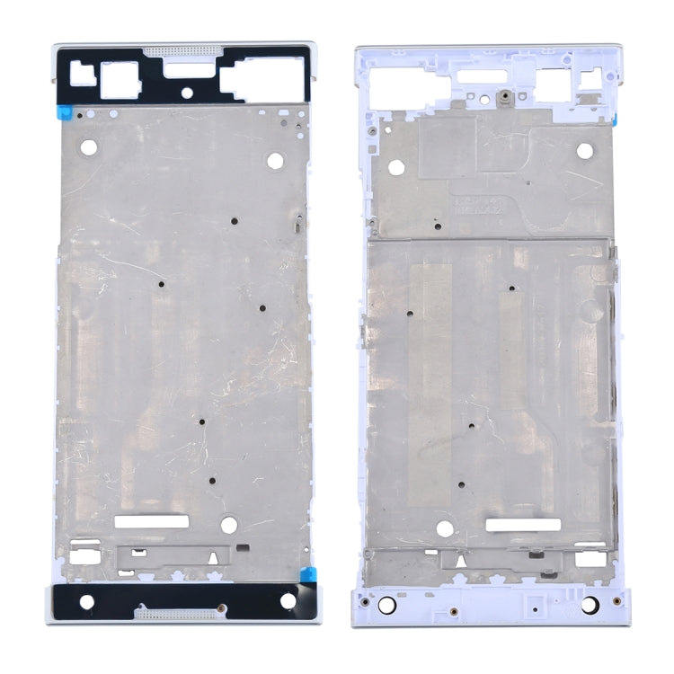 for Sony Xperia XA1 Front Housing LCD Frame Bezel Plate(White) - Frame Bezel Plate by PMC TechLife | Online Shopping South Africa | PMC TechLife