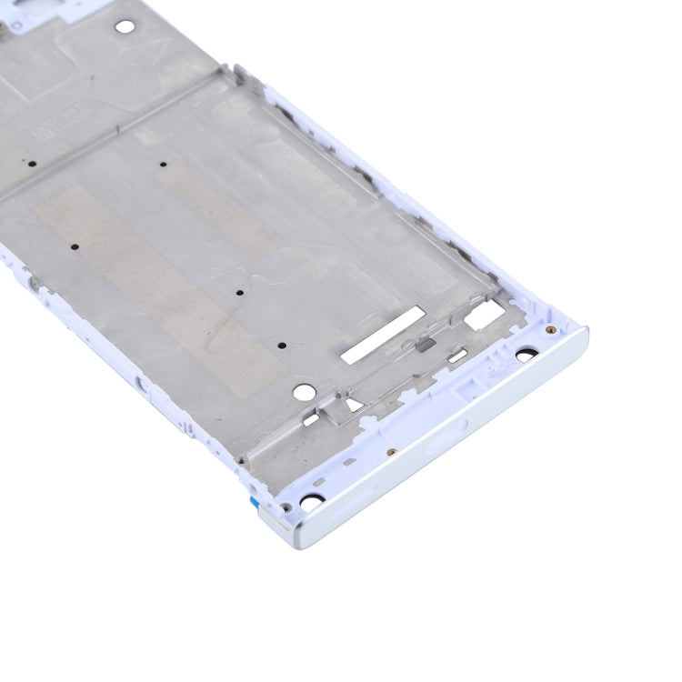 for Sony Xperia XA1 Front Housing LCD Frame Bezel Plate(White) - Frame Bezel Plate by PMC TechLife | Online Shopping South Africa | PMC TechLife