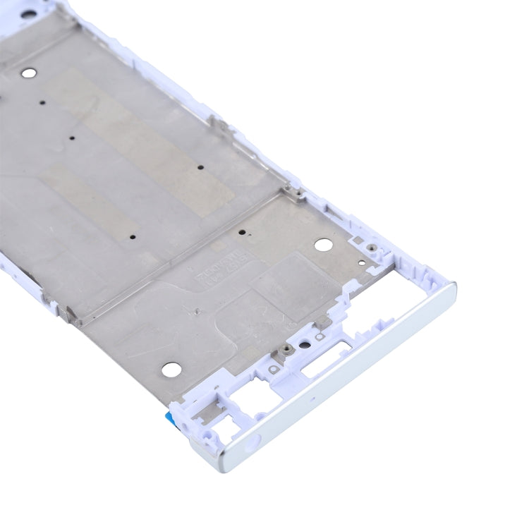 for Sony Xperia XA1 Front Housing LCD Frame Bezel Plate(White) - Frame Bezel Plate by PMC TechLife | Online Shopping South Africa | PMC TechLife