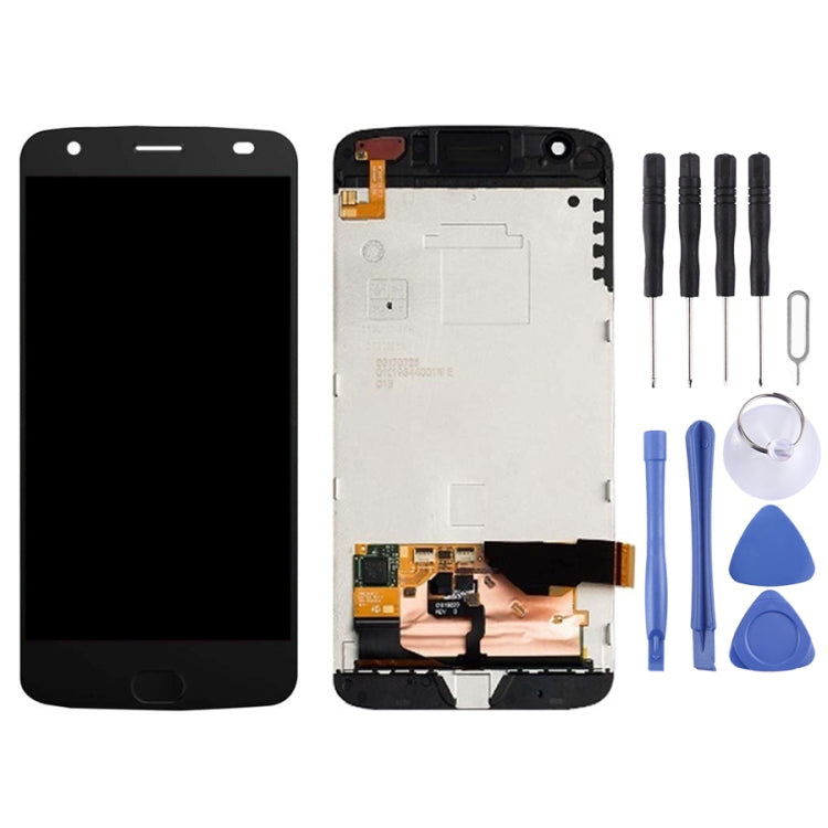 Original LCD Screen for Motorola Moto Z2 Force XT1789 Digitizer Full Assembly with Frame (Black) - free shipping - PMC TechLife - Order now!