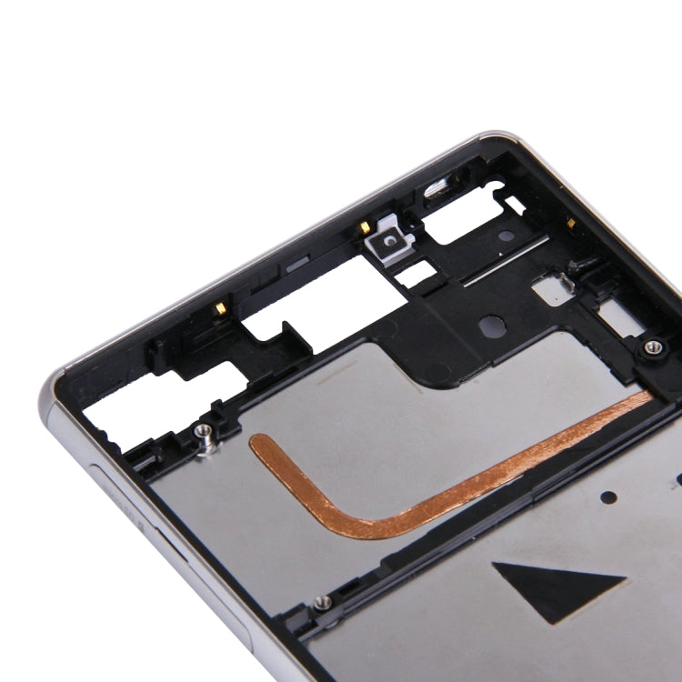 Single SIM Front Housing LCD Frame Bezel for Sony Xperia Z3(White) - Frame Bezel Plate by PMC TechLife | Online Shopping South Africa | PMC TechLife
