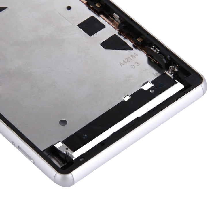 Single SIM Front Housing LCD Frame Bezel for Sony Xperia Z3(White) - Frame Bezel Plate by PMC TechLife | Online Shopping South Africa | PMC TechLife