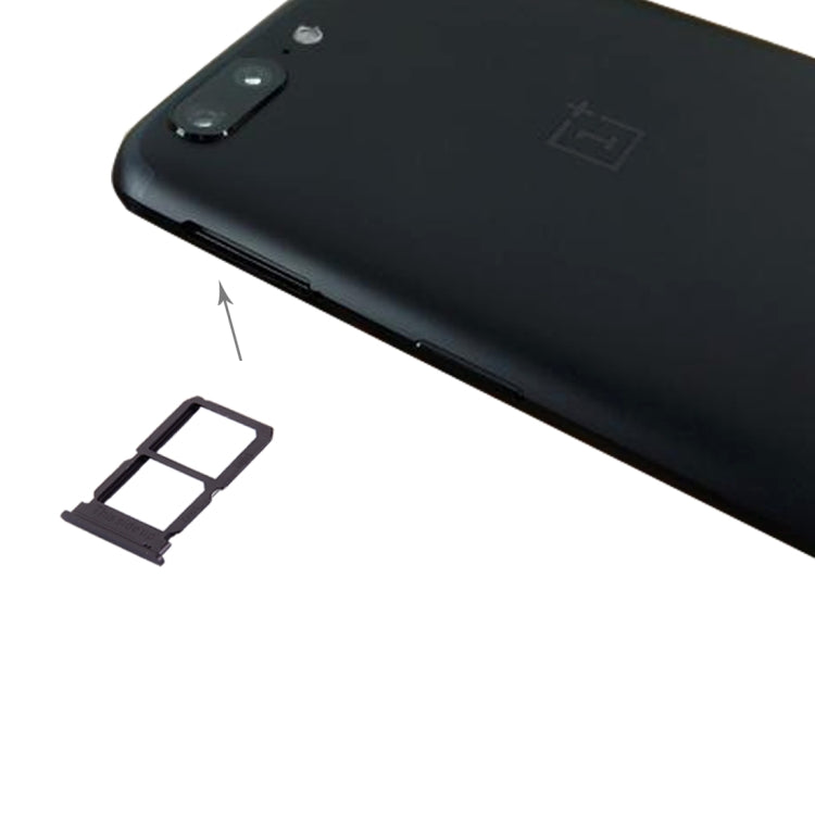 For OnePlus 5 SIM Card Tray (Slate Grey) - free shipping - PMC TechLife - Order now!