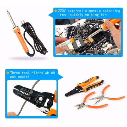 JAKEMY JM-P14 Welding Repair Tools Set Toolbox Bag Wire Stripper Pliers Screwdriver, US Plug - Tool Kits by JAKEMY | Online Shopping South Africa | PMC Jewellery | Buy Now Pay Later Mobicred