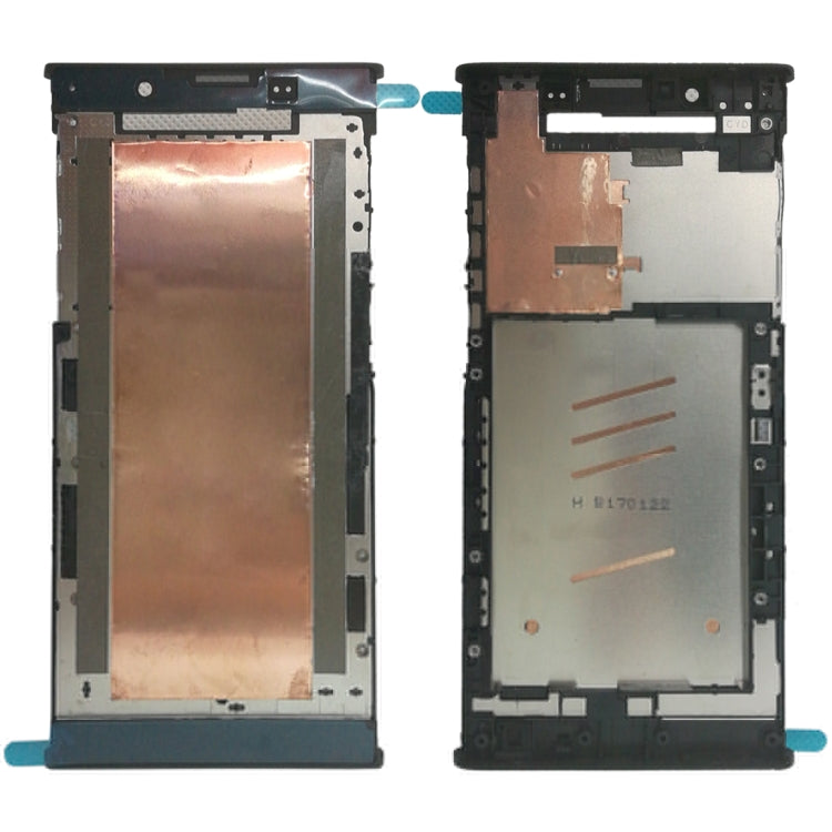Front Housing LCD Frame Bezel for Sony Xperia L1 (Black) - Frame Bezel Plate by PMC TechLife | Online Shopping South Africa | PMC TechLife