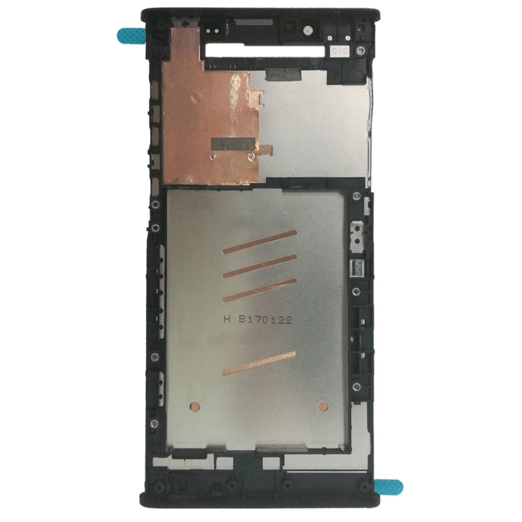 Front Housing LCD Frame Bezel for Sony Xperia L1 (Black) - Frame Bezel Plate by PMC TechLife | Online Shopping South Africa | PMC TechLife