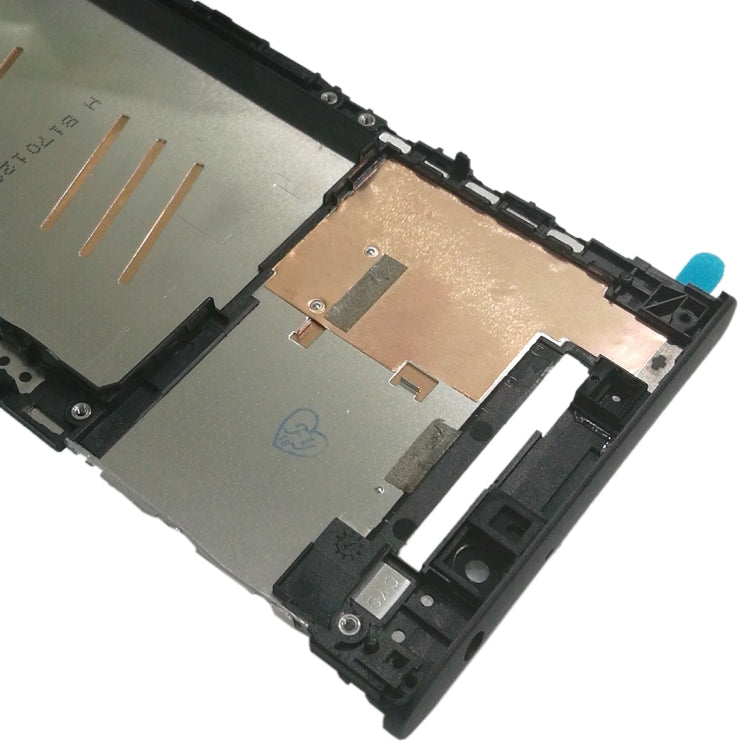 Front Housing LCD Frame Bezel for Sony Xperia L1 (Black) - Frame Bezel Plate by PMC TechLife | Online Shopping South Africa | PMC TechLife