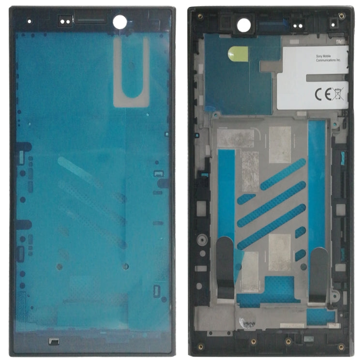 Front Housing LCD Frame Bezel for Sony Xperia L2 (Black) - Frame Bezel Plate by PMC TechLife | Online Shopping South Africa | PMC TechLife