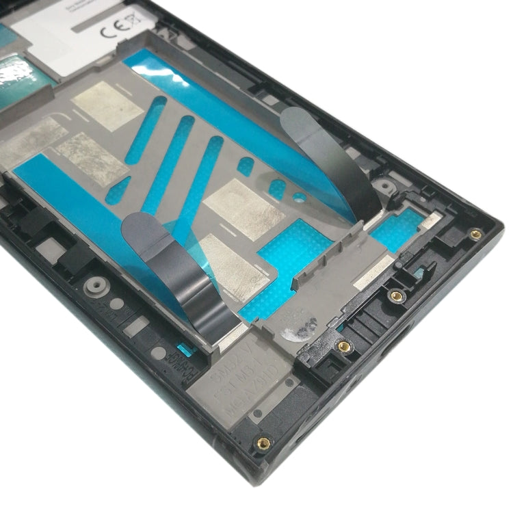 Front Housing LCD Frame Bezel for Sony Xperia L2 (Black) - Frame Bezel Plate by PMC TechLife | Online Shopping South Africa | PMC TechLife