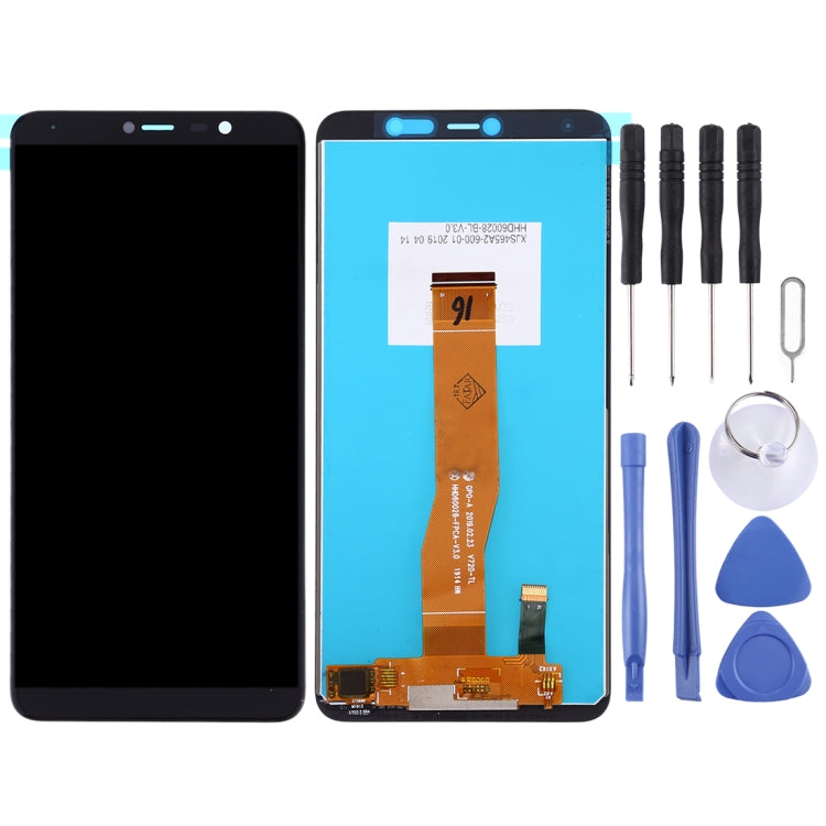 TFT LCD Screen for Wiko Y80 with Digitizer Full Assembly(Black) - For Wiko by PMC TechLife | Online Shopping South Africa | PMC TechLife