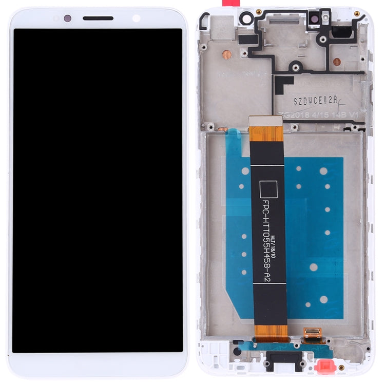 OEM LCD Screen for Huawei Y5 Prime (2018) Digitizer Full Assembly with Frame (White) - free shipping - PMC TechLife - Order now!