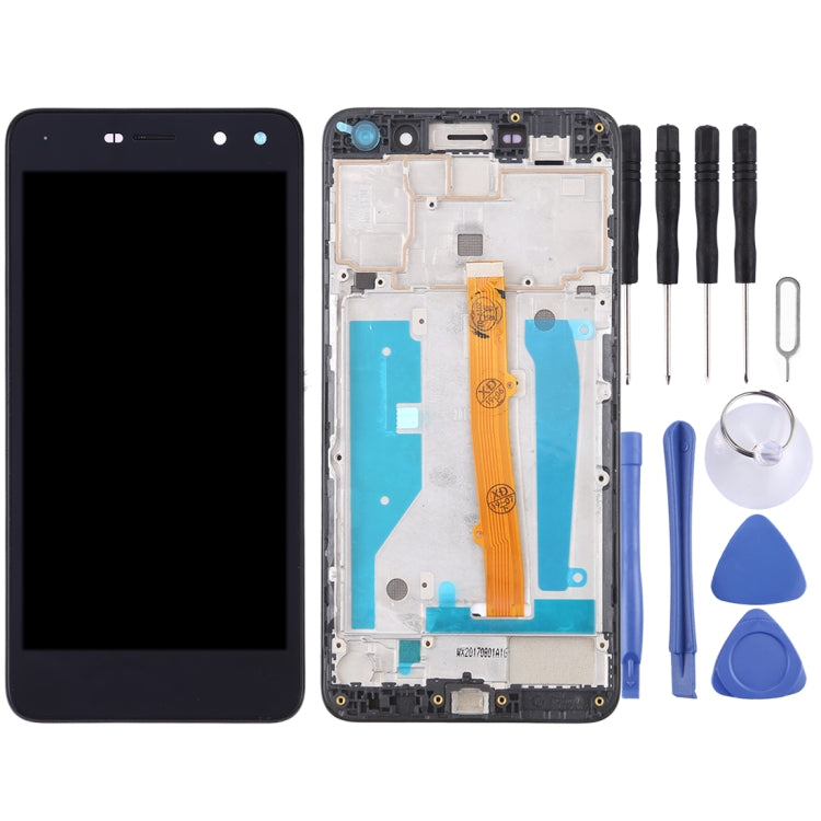 OEM LCD Screen for Huawei Y5 (2017) Digitizer Full Assembly with Frame (Black) - free shipping - PMC TechLife - Order now!