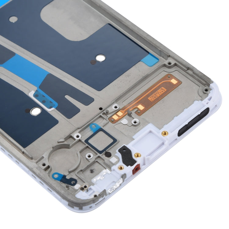 For OPPO A73 / F5 Front Housing LCD Frame Bezel Plate  (White) - Frame Bezel Plate by PMC TechLife | Online Shopping South Africa | PMC TechLife