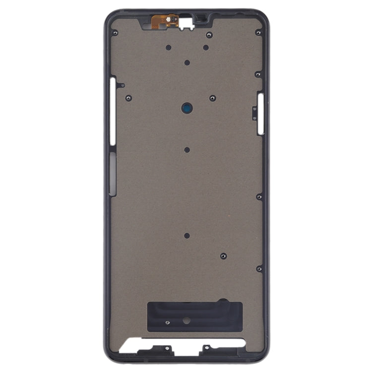 Front Housing LCD Frame Bezel Plate for LG G7 ThinQ / G710 (Black) - For LG by PMC TechLife | Online Shopping South Africa | PMC TechLife