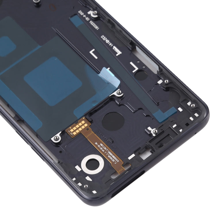 Front Housing LCD Frame Bezel Plate for LG G7 ThinQ / G710 (Black) - For LG by PMC TechLife | Online Shopping South Africa | PMC TechLife