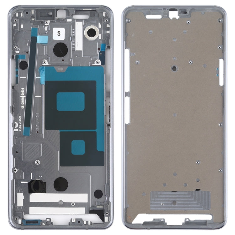 Front Housing LCD Frame Bezel Plate for LG G7 ThinQ / G710 (Silver) - For LG by PMC TechLife | Online Shopping South Africa | PMC TechLife