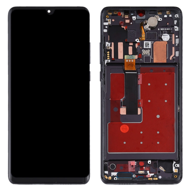 Original OLED LCD Screen for Huawei P30 Pro Digitizer Full Assembly with Frame(Black) - LCD Screen by PMC Jewellery | Online Shopping South Africa | PMC Jewellery