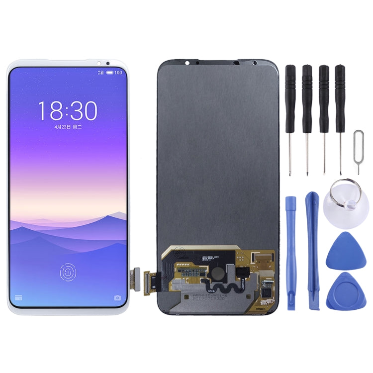 Original LCD Screen for Meizu 16S with Digitizer Full Assembly(White) - free shipping - PMC TechLife - Order now!