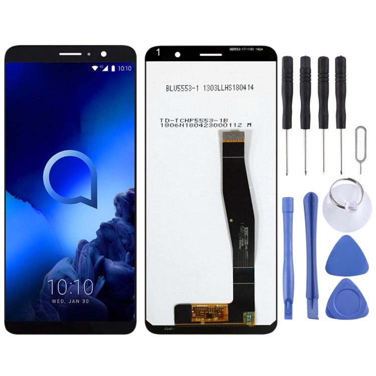OEM LCD Screen for Alcatel 1x (2019) 5008 with Digitizer Full Assembly (Black) - free shipping - PMC TechLife - Order now!
