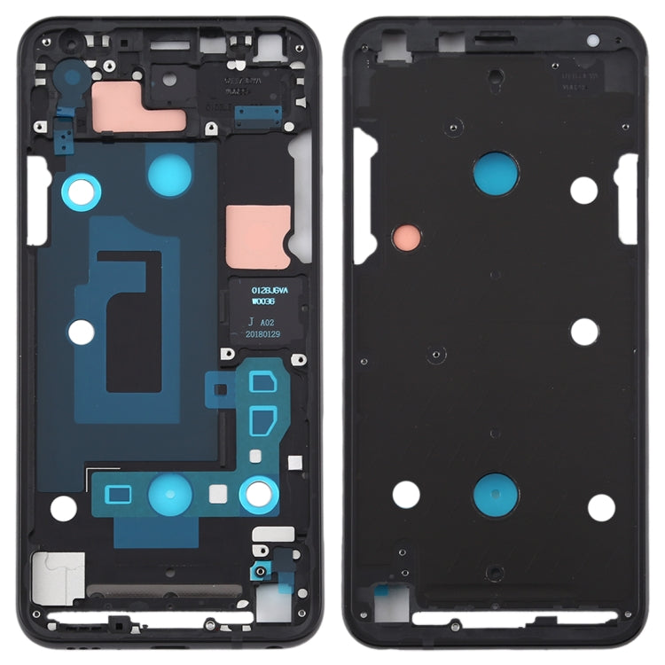 Front Housing LCD Frame Bezel Plate for LG Q7 / Q610 / Q7 Plus / Q725 / Q720 / Q7A / Q7 Alpha(Black) - For LG by PMC TechLife | Online Shopping South Africa | PMC TechLife