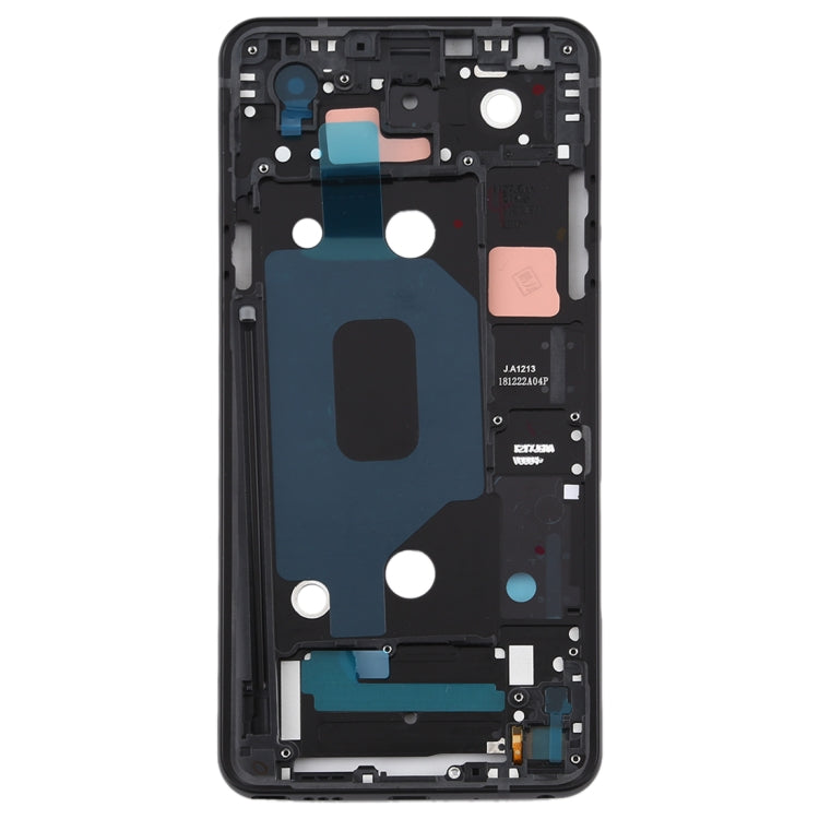 Front Housing LCD Frame Bezel Plate for LG Q Stylo 4 Q710 Q710MS Q710CS (Black) - For LG by PMC TechLife | Online Shopping South Africa | PMC TechLife