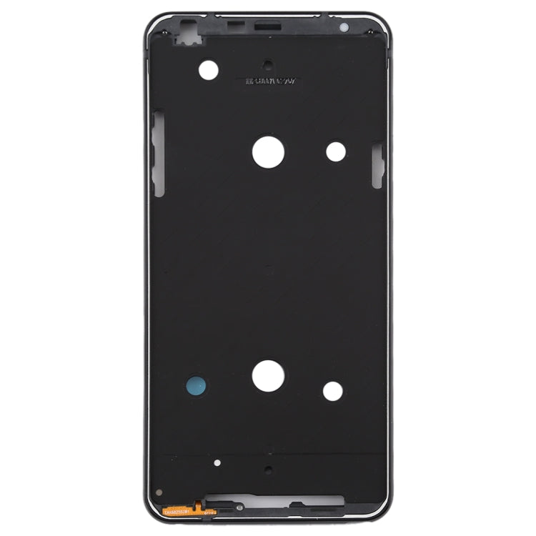 Front Housing LCD Frame Bezel Plate for LG Q Stylo 4 Q710 Q710MS Q710CS (Black) - For LG by PMC TechLife | Online Shopping South Africa | PMC TechLife