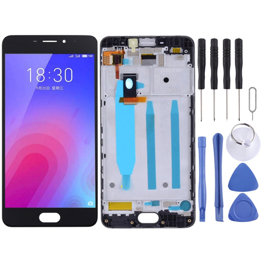 TFT LCD Screen for Meizu M6 M711H M711Q Digitizer Full Assembly with Frame(Black) - LCD Screen by PMC Jewellery | Online Shopping South Africa | PMC Jewellery