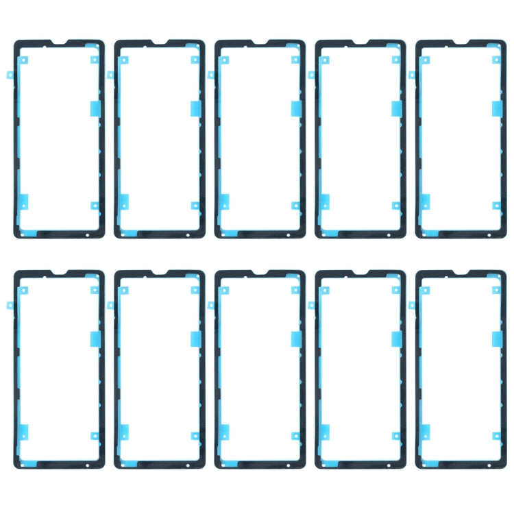 10 PCS Original Back Housing Cover Adhesive for Sony Xperia XZ3 - Frame Bezel Plate by PMC TechLife | Online Shopping South Africa | PMC TechLife