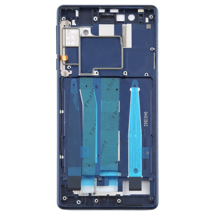 Front Housing LCD Frame Bezel Plate for Nokia 3 / TA-1020 TA-1028 TA-1032 TA-1038 (Blue) - Full Housing Cover by PMC TechLife | Online Shopping South Africa | PMC TechLife