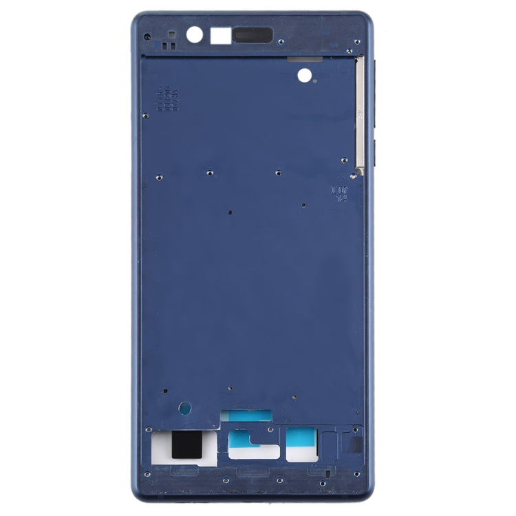 Front Housing LCD Frame Bezel Plate for Nokia 3 / TA-1020 TA-1028 TA-1032 TA-1038 (Blue) - Full Housing Cover by PMC TechLife | Online Shopping South Africa | PMC TechLife