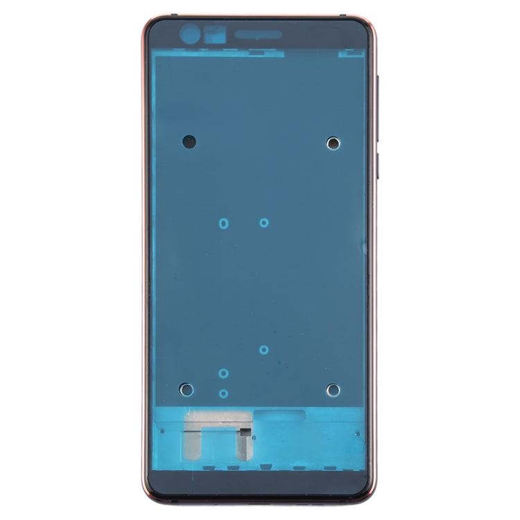 Front Housing LCD Frame Bezel Plate for Nokia 3.1 TA-1049 TA-1057 TA-1063 TA-1070 (Blue) - Full Housing Cover by PMC TechLife | Online Shopping South Africa | PMC TechLife