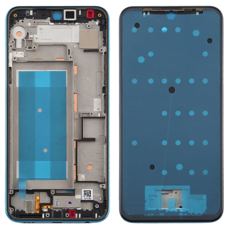 Front Housing LCD Frame Bezel Plate for LG K50 / K12 MAX / LMX520BMW / LMX520EMW(Single SIM Version)(Blue) - For LG by PMC TechLife | Online Shopping South Africa | PMC TechLife