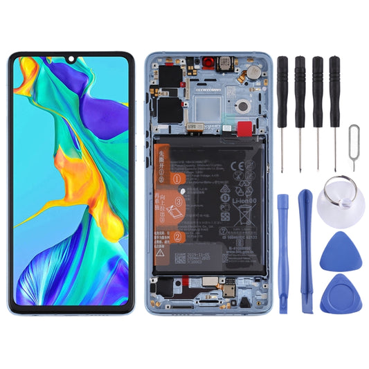 Original OLED LCD Screen for Huawei P30 Digitizer Full Assembly with Frame(Breathing Crystal) - LCD Screen by PMC Jewellery | Online Shopping South Africa | PMC Jewellery