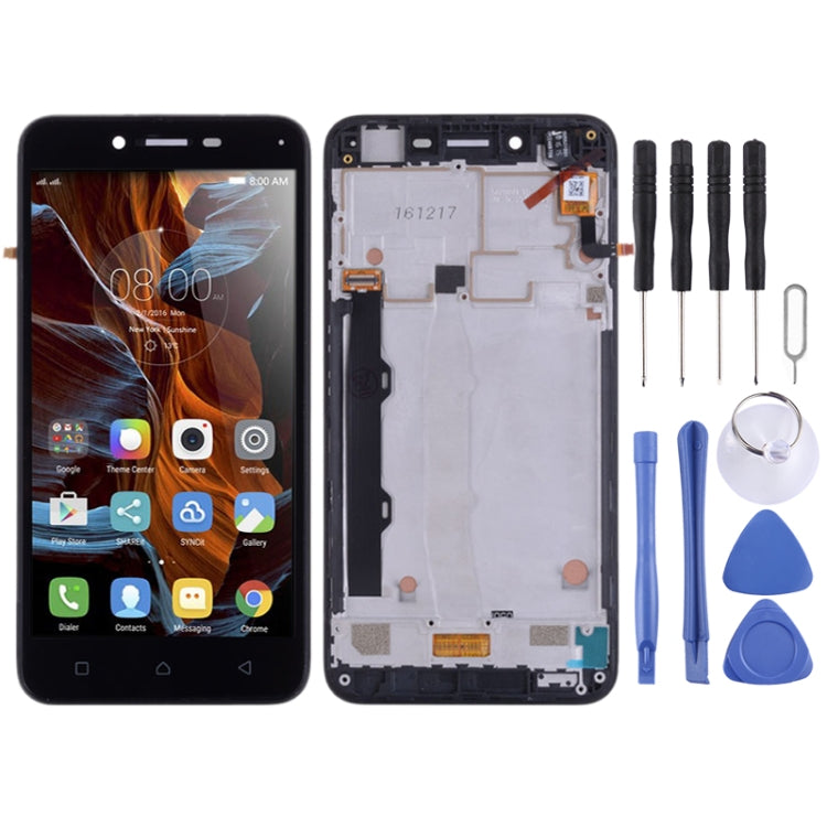 OEM LCD Screen for Lenovo Vibe K5 Plus A6020A46 A6020l36 A6020l37 Digitizer Full Assembly with Frame (Black) - free shipping - PMC TechLife - Order now!