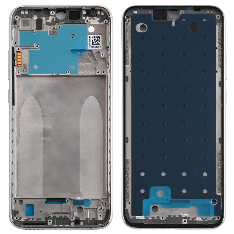 Front Housing LCD Frame Bezel Plate for Xiaomi Redmi Note 8(Silver) - Frame Bezel Plate by PMC TechLife | Online Shopping South Africa | PMC TechLife