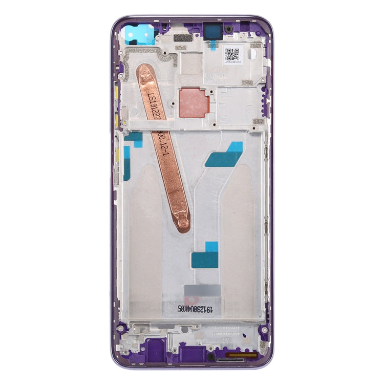 Front Housing LCD Frame Bezel Plate for Xiaomi Redmi K30 5G (Purple) - Frame Bezel Plate by PMC TechLife | Online Shopping South Africa | PMC TechLife