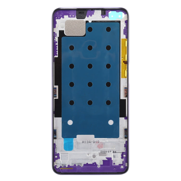 Front Housing LCD Frame Bezel Plate for Xiaomi Redmi K30 5G (Purple) - Frame Bezel Plate by PMC TechLife | Online Shopping South Africa | PMC TechLife