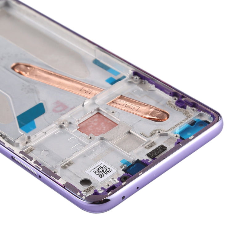 Front Housing LCD Frame Bezel Plate for Xiaomi Redmi K30 5G (Purple) - Frame Bezel Plate by PMC TechLife | Online Shopping South Africa | PMC TechLife