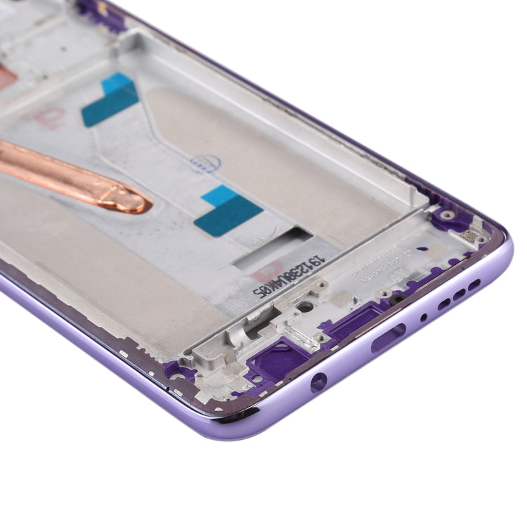 Front Housing LCD Frame Bezel Plate for Xiaomi Redmi K30 5G (Purple) - Frame Bezel Plate by PMC TechLife | Online Shopping South Africa | PMC TechLife