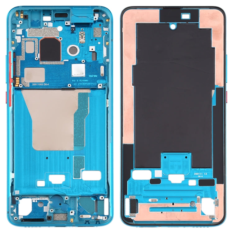 Front Housing LCD Frame Bezel Plate With Side Keys for Xiaomi Redmi K30 Pro (Blue) - Frame Bezel Plate by PMC TechLife | Online Shopping South Africa | PMC TechLife