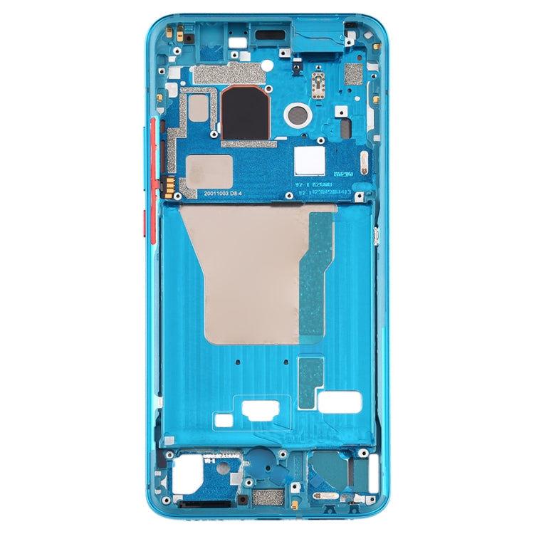 Front Housing LCD Frame Bezel Plate With Side Keys for Xiaomi Redmi K30 Pro (Blue) - Frame Bezel Plate by PMC TechLife | Online Shopping South Africa | PMC TechLife