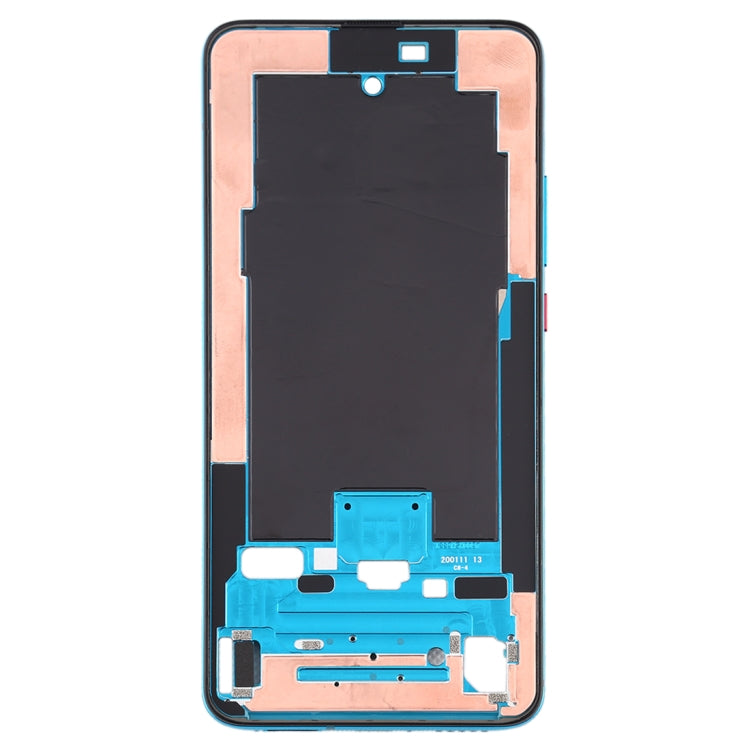 Front Housing LCD Frame Bezel Plate With Side Keys for Xiaomi Redmi K30 Pro (Blue) - Frame Bezel Plate by PMC TechLife | Online Shopping South Africa | PMC TechLife
